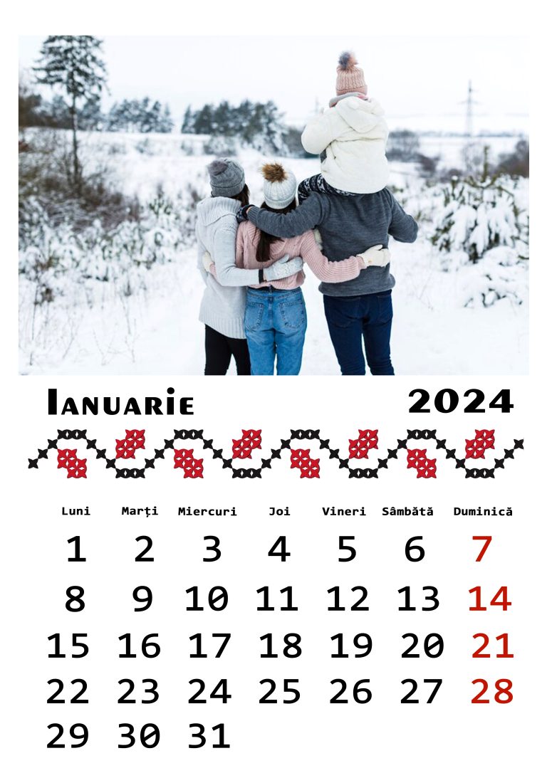 Model calendar 7