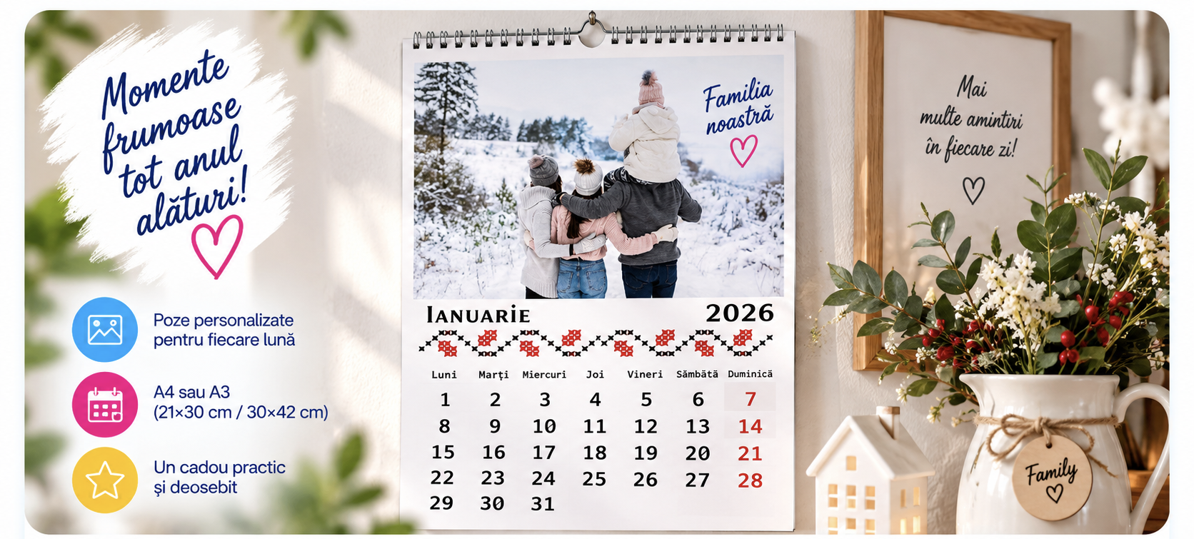 Calendare personalizate