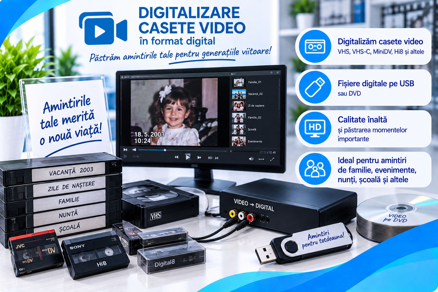 Digitalizare casete video