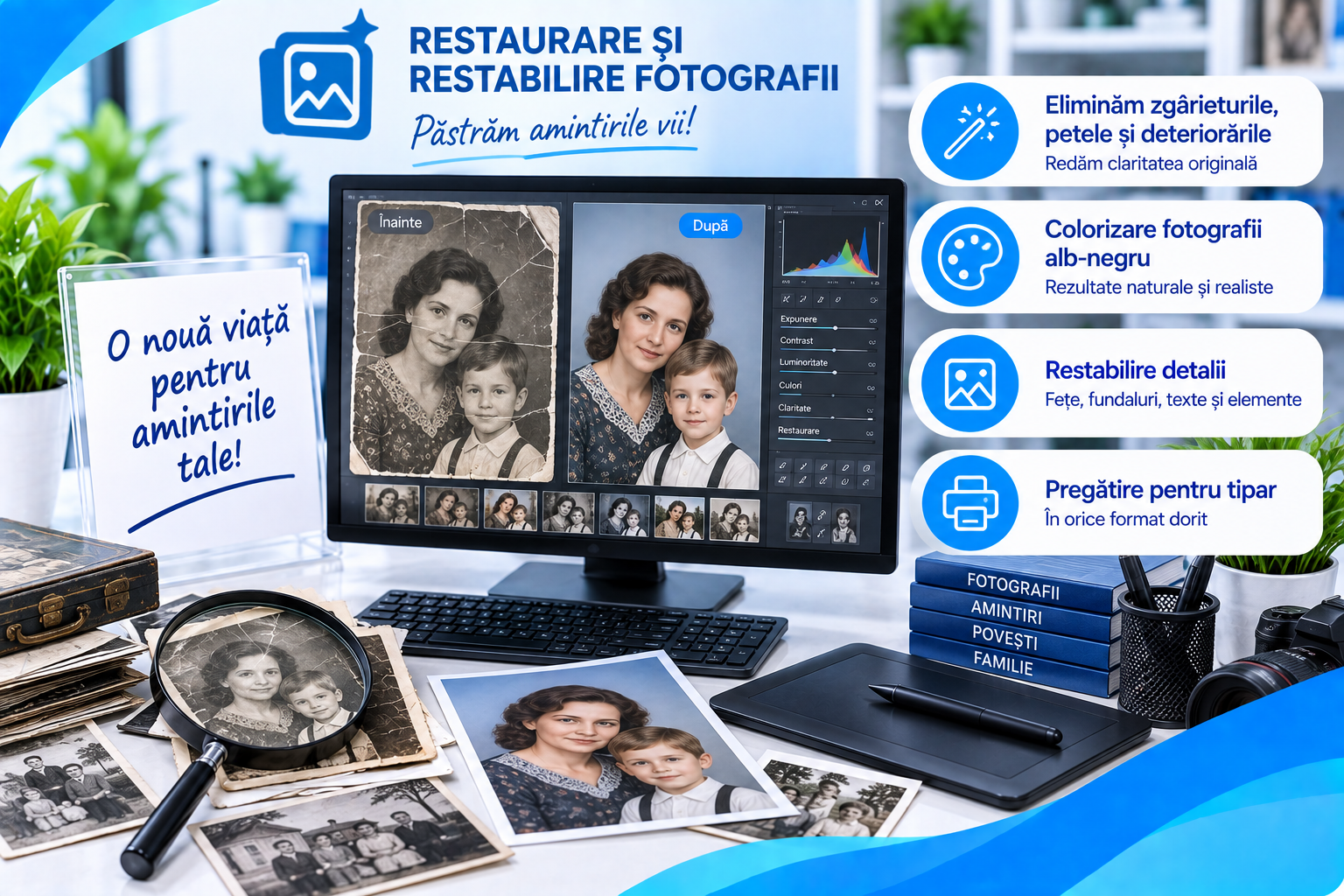 Restaurare și restabilire fotografii