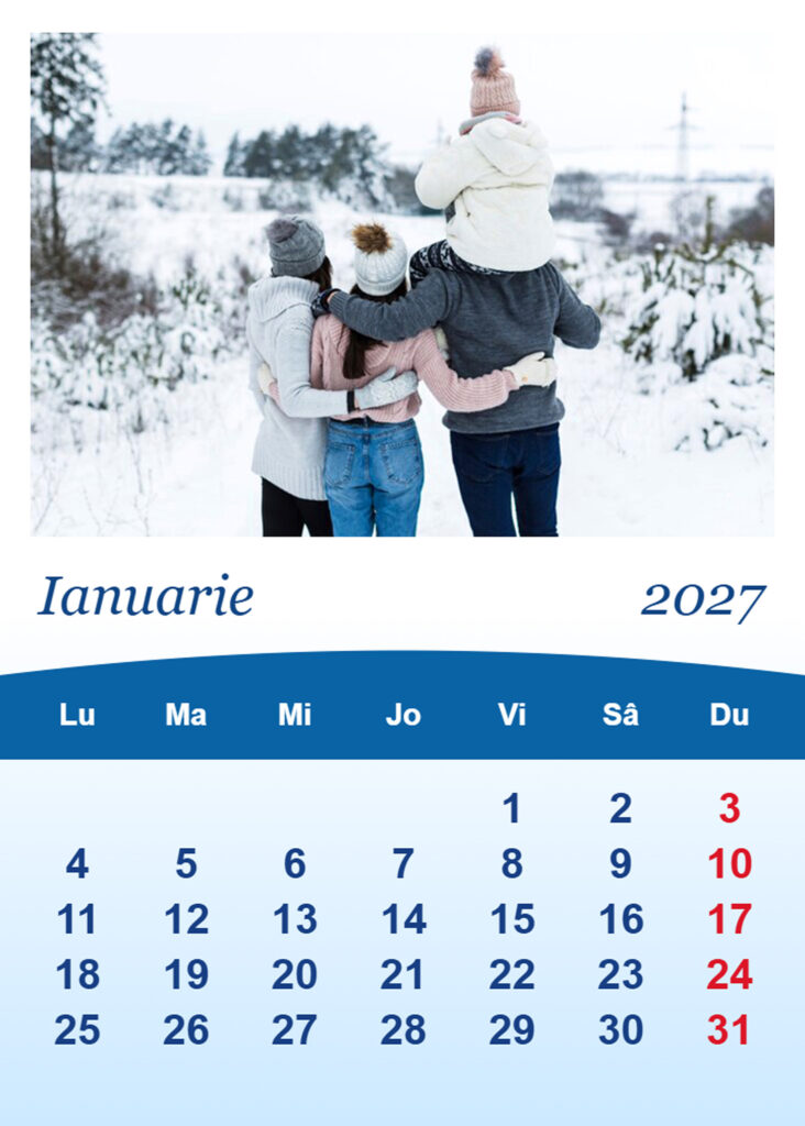 Exemplu calendar model 1
