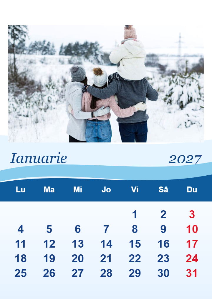 Exemplu calendar model 2