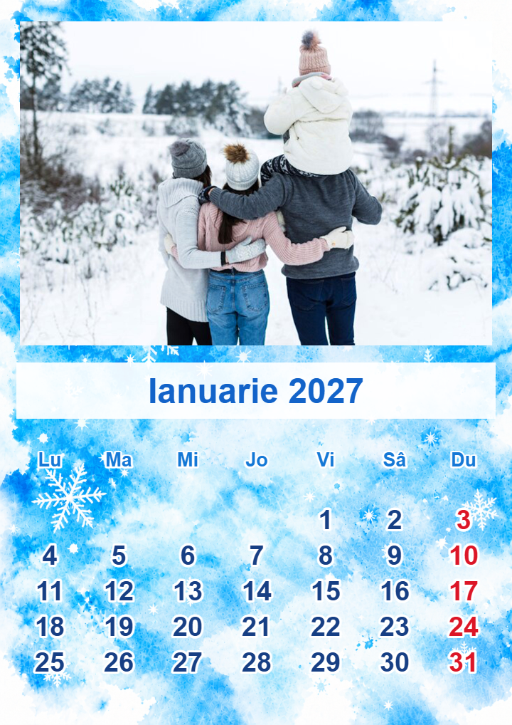 Exemplu calendar model 4