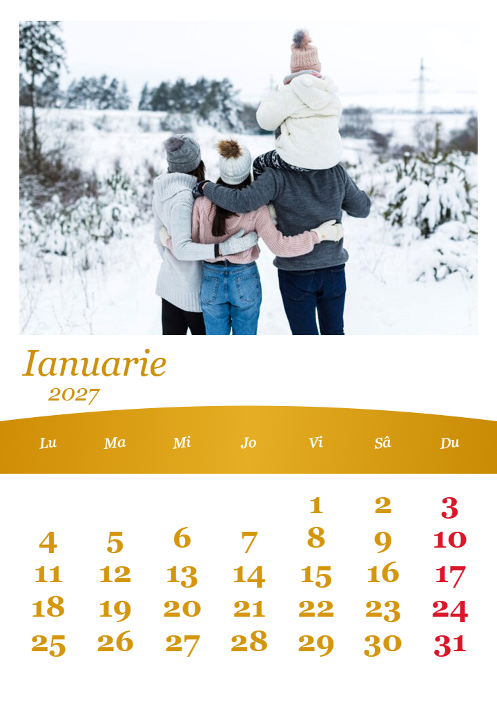 Exemplu calendar model 5