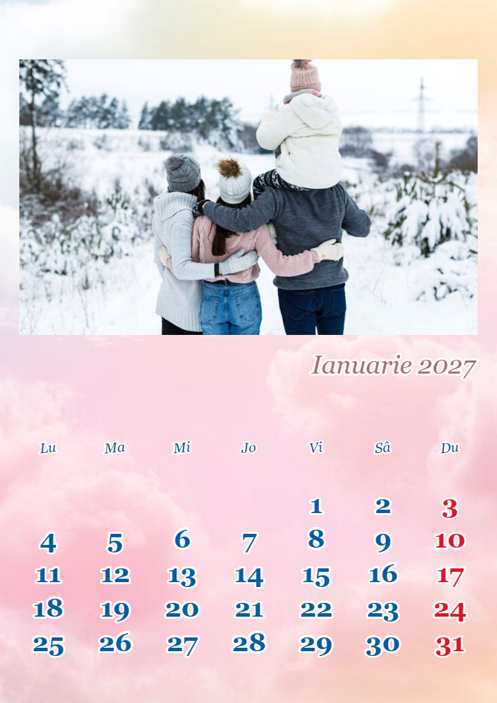 Exemplu calendar model 6