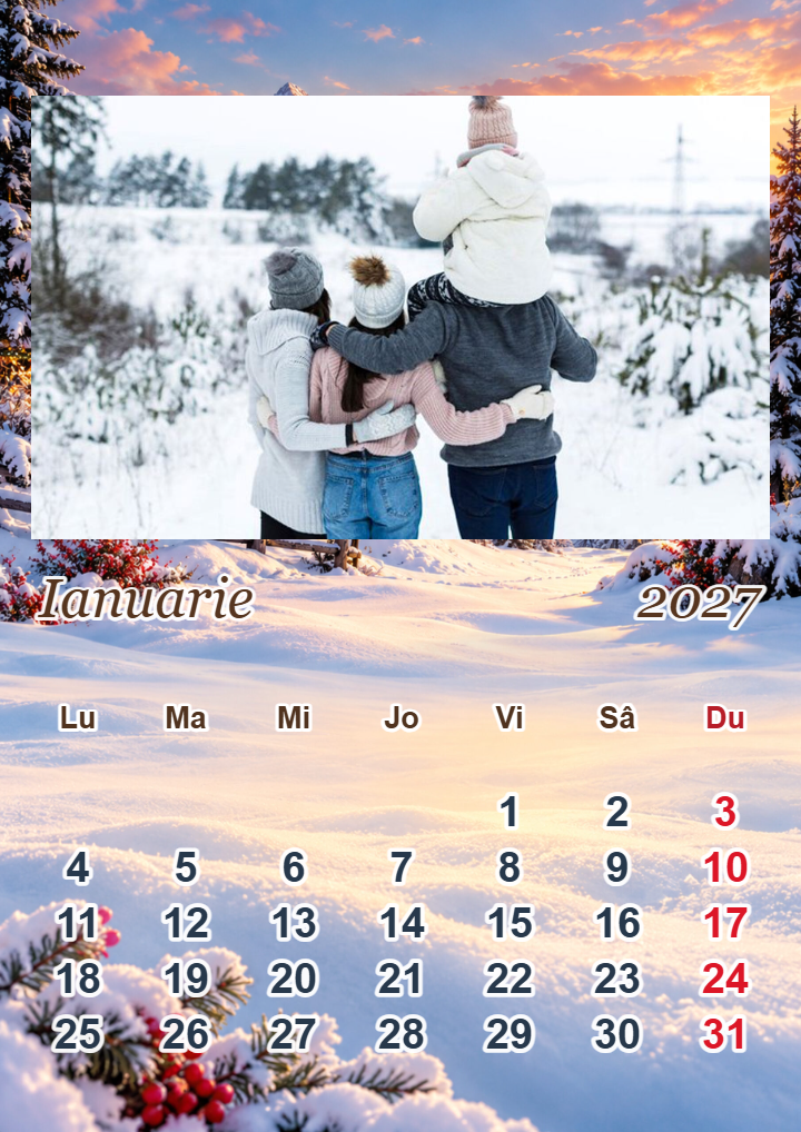 Exemplu calendar model 9